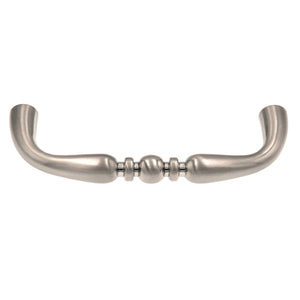 Warwick Traditional Satin Nickel 3"cc Solid Bead Cabinet Handle Pull DH1011SN