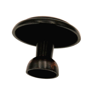 Warwick Traditional Oil-Rubbed Bronze 1 1/4" Ringed Cabinet Knob Pull DH1012BZ