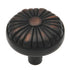 Warwick Traditional Oil-Rubbed Bronze 1 1/4" Flower Cabinet Knob Pull DH1013BZ