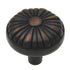 10 Pack Warwick Traditional Oil-Rubbed Bronze 1 1/4" Flower Cabinet Knob Pull DH1013BZ