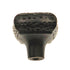 Warwick Rustic Bronze 1 1/8" Solid Hammered Square Cabinet Knob Pull DH1019BZ