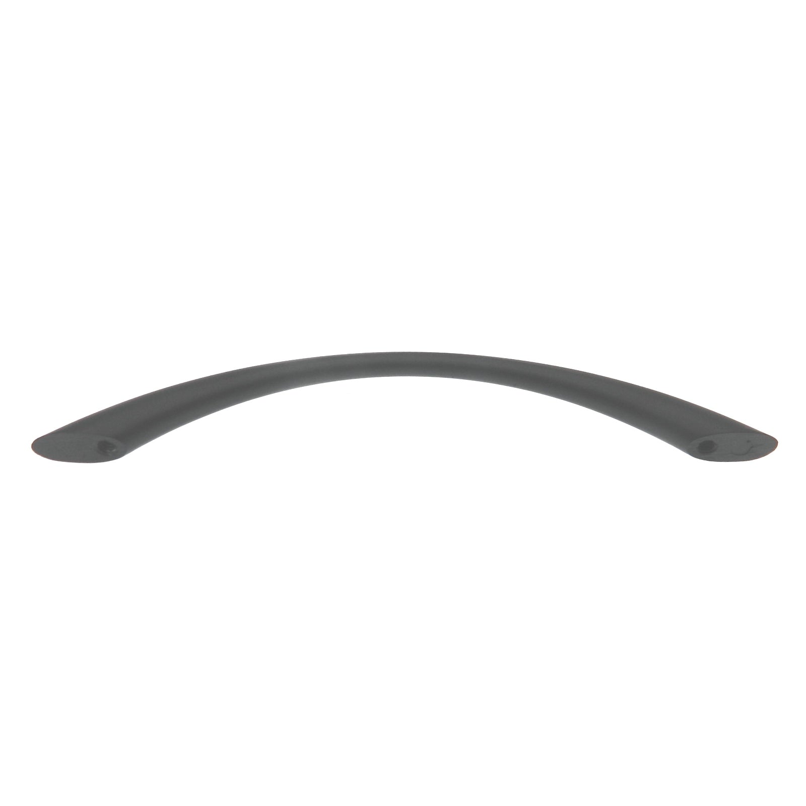 Paquete de 10 tiradores de gabinete Warwick Contemporary negro de 5" (128 mm) cc con arco sólido DH1021BL