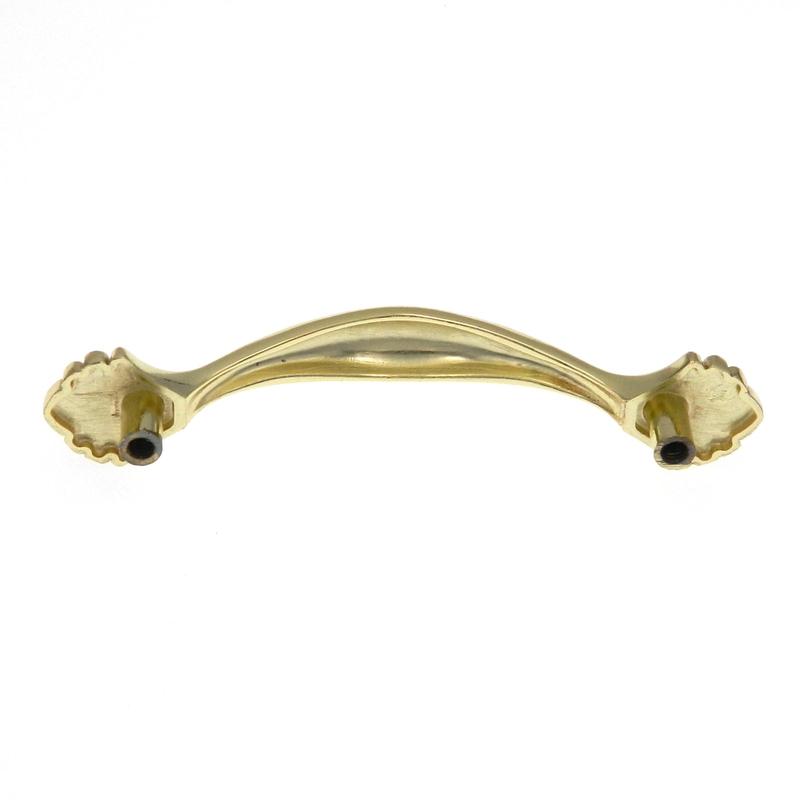 10 Pack Warwick Traditional Polished Brass 3"cc Cabinet Handle Pull DH1023PB