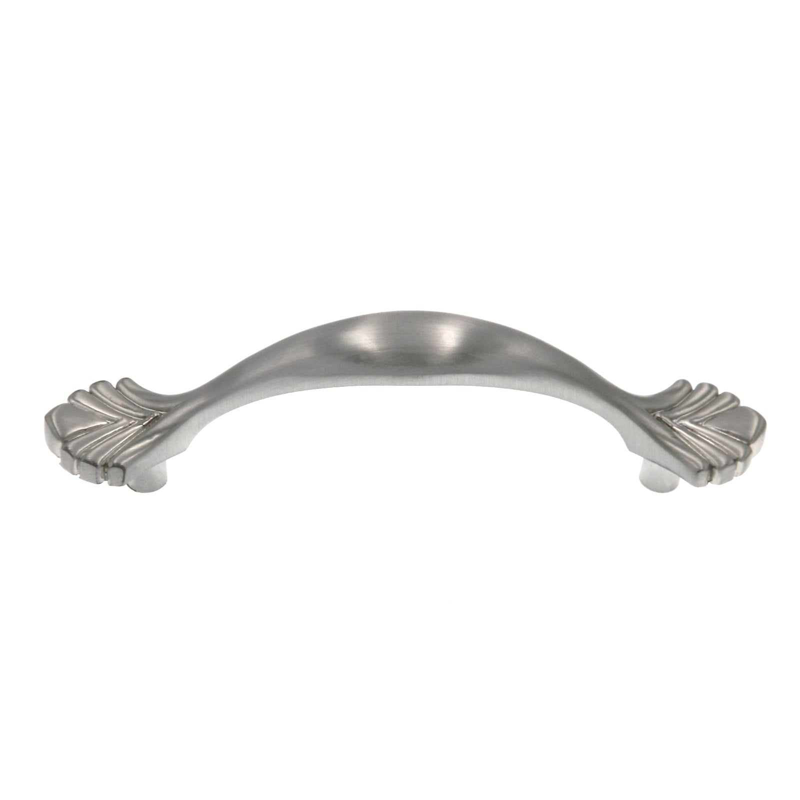 Warwick Traditional Satin Nickel 3"cc Solid Arch Cabinet Handle Pull DH1023SN