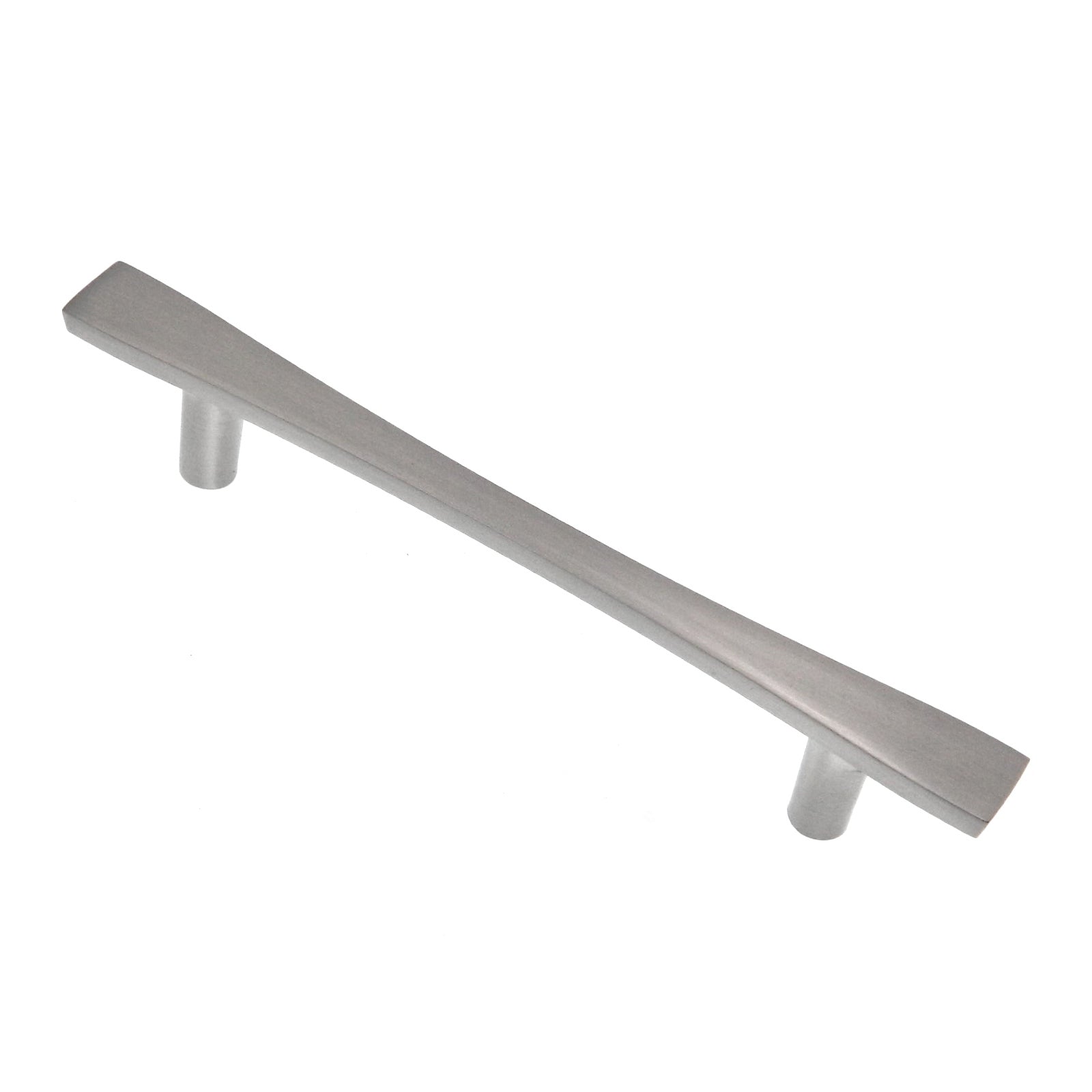 Paquete de 10 tiradores de manija de gabinete Warwick contemporáneos de níquel satinado de 3 3/4 "(96 mm) cc DH1024SN