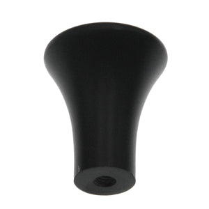 Warwick Contemporary Black 1" Solid Smooth Round Cabinet Knob Pull DH1026BL