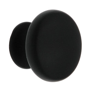 Paquete de 10 perillas para gabinete Warwick Contemporary Black de 1 3/16 ", color negro, DH1028BL