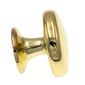10 Pack Warwick Contemporary Polished Brass 1 3/16" Cabinet Knob Pull DH1028PB