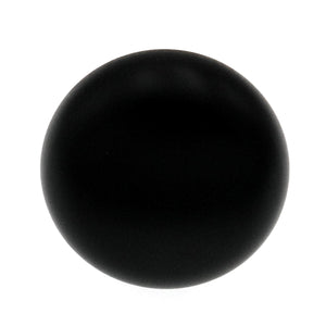 Warwick Contemporary Black 1 1/4" Smooth Round Cabinet Knob Pull DH1029BL
