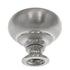 Warwick DH1029SN - Pomo redondo liso para gabinete (níquel satinado tradicional, 1 1/4 pulgadas)