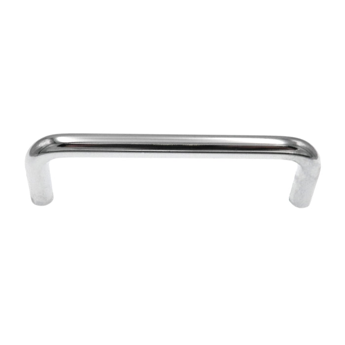 Warwick Contemporary Chrome 3 1/2"cc Solid Zinc Cabinet Wire Pull DH1031CH