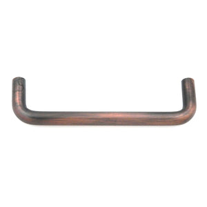 Tirador de alambre para gabinete de zinc macizo, bronce contemporáneo, 3 3/4" (96 mm) cc DH1032BZ