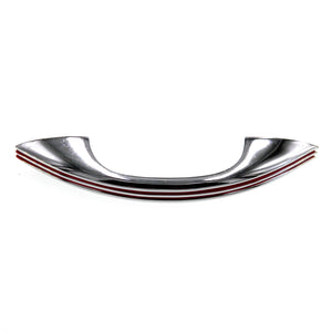Vintage Amerock Polished Chromium 3"cc Drawer Handle Pull with Red Lines ED400