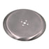 Vintage Amerock Concave Brushed Chrome 3 3/8" Cabinet Knob Backplate EO502-26D