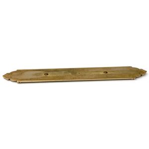 Belwith Keeler Polished Brass 3"cc Solid Brass Cabinet Handle Pull Backplate F10