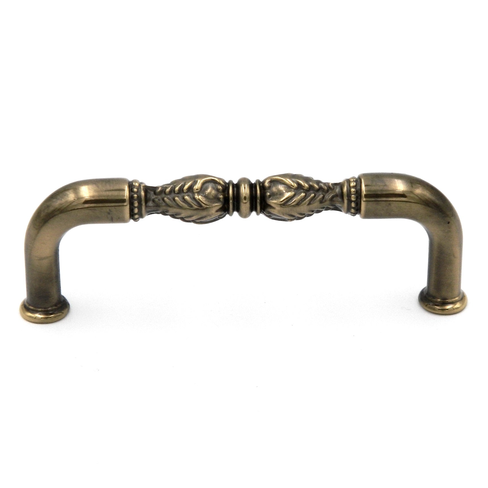 10 Pack Belwith Keeler Savannah F137 Sherwood Antique Brass 3"cc Solid Brass Handle Pull