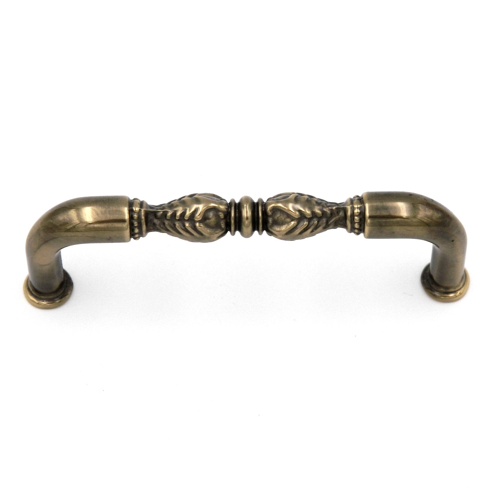 10 Pack Belwith Keeler Savannah F137 Sherwood Antique Brass 3"cc Solid Brass Handle Pull