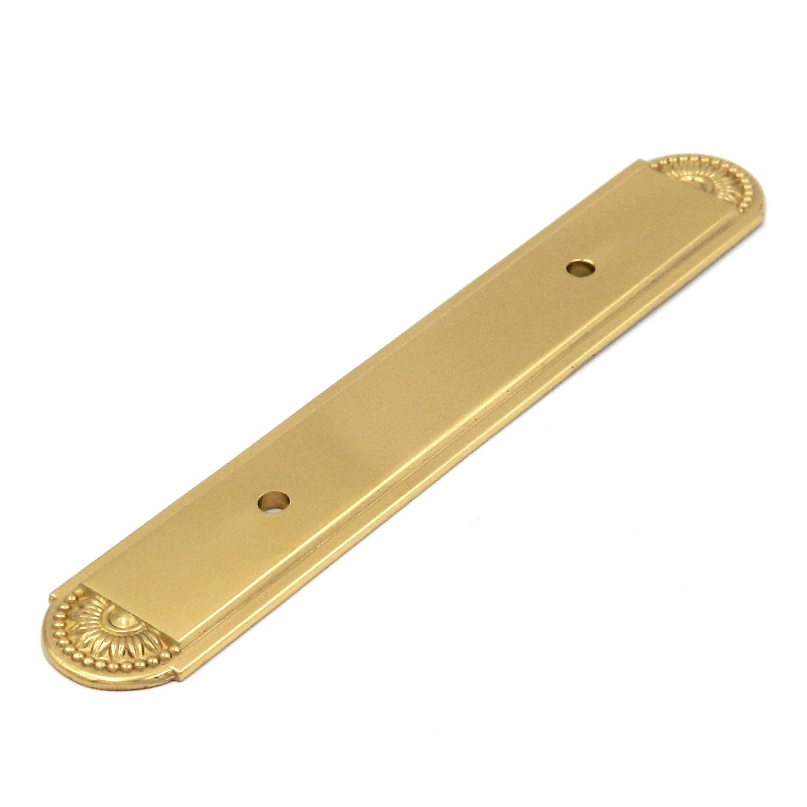 Hickory Hardware Savannah latón pulido latón macizo 3 "cc placa trasera F39