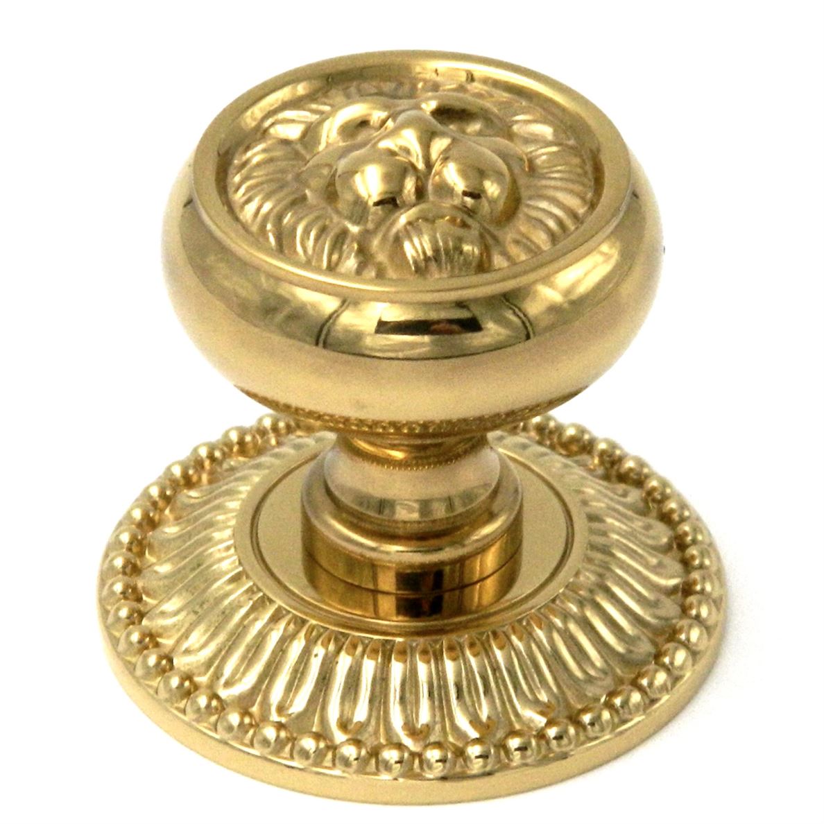 Belwith Keeler Polished Brass 1 5/8" Solid Brass Cabinet Knob Pull Backplate F4