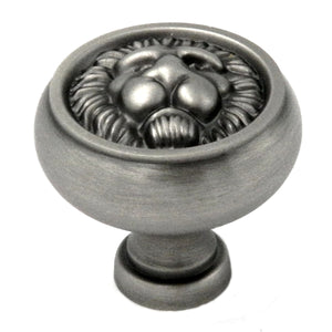 thumbnail image 2 of Keeler Richelieu F506 Antique Pewter Cabinet Knob – 1-1/4" Solid Brass 2 of 4