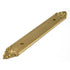 Belwith Keeler Richelieu de latón pulido, placa posterior de mango F9 de 3 3/4" (96 mm) cc