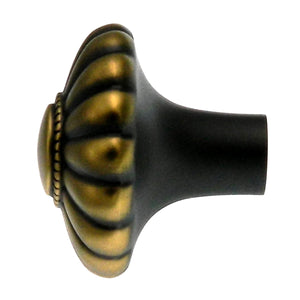 10 Pack Belwith Keeler Beaded Classic 1 1/4" Winchester Brass Beaded Solid Brass Cabinet Knob G2-06