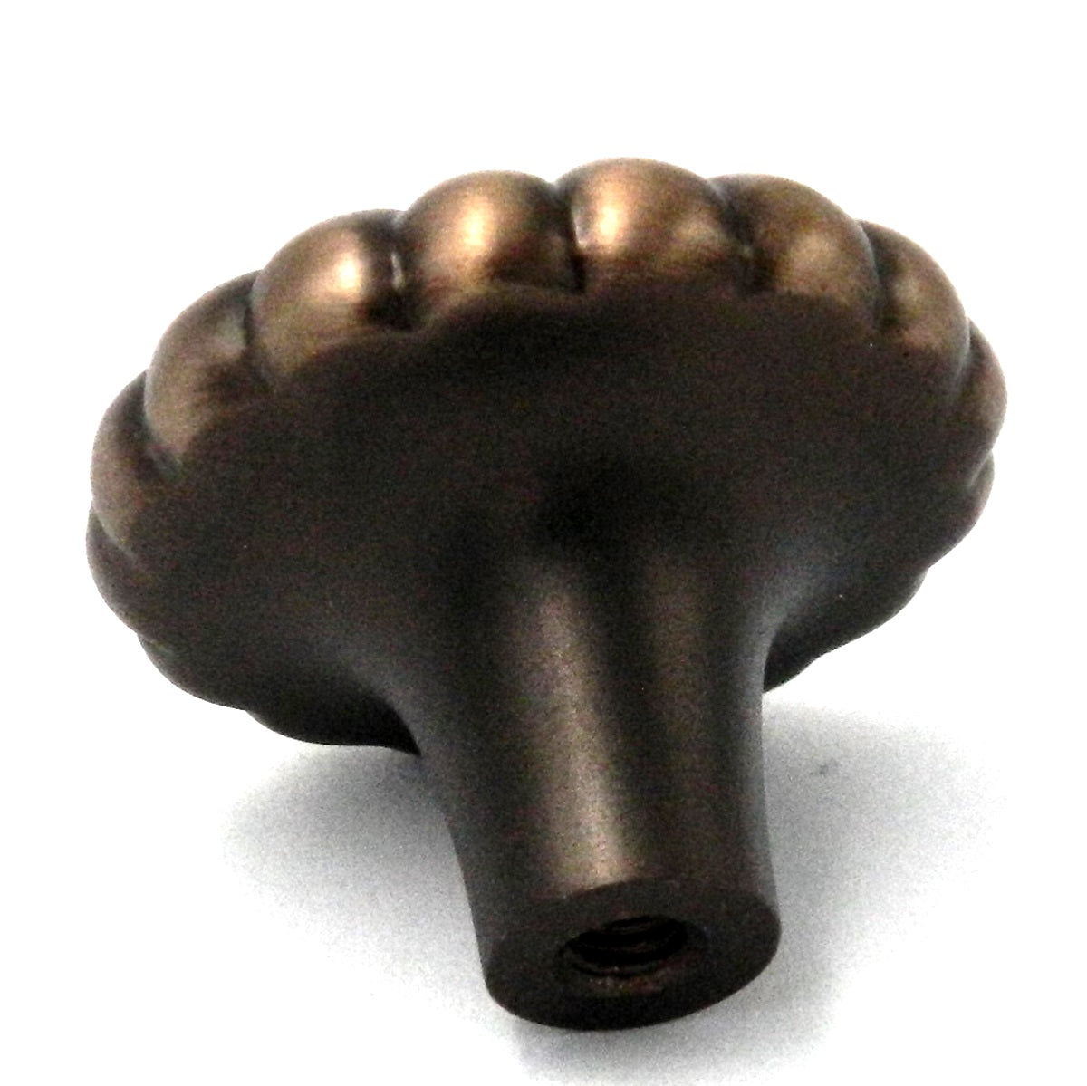 Belwith Keeler Beaded Classic 1 1/4" Wellington Bronce redondo con cuentas de latón macizo perilla de gabinete G2-15R