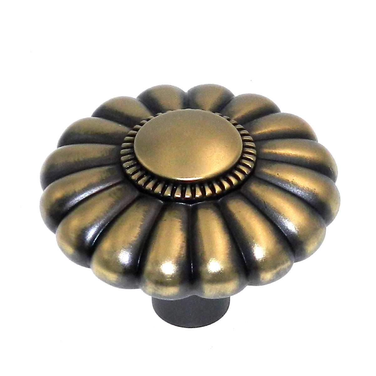 10 Pack Belwith Keeler Beaded Classic 1 1/2 Winchester Brass Beaded Solid  Brass Cabinet Knob G3-06