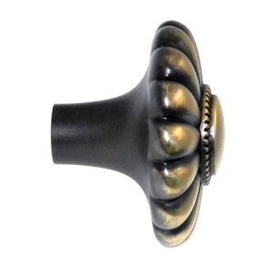 Belwith Keeler Beaded Classic 1 1/2" Winchester Brass Round Beaded Solid Brass Cabinet Knob G3-06