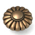Belwith Keeler Beaded Classic 1 1/2" Wellington Bronce redondo con cuentas de latón macizo perilla de gabinete G3-15R