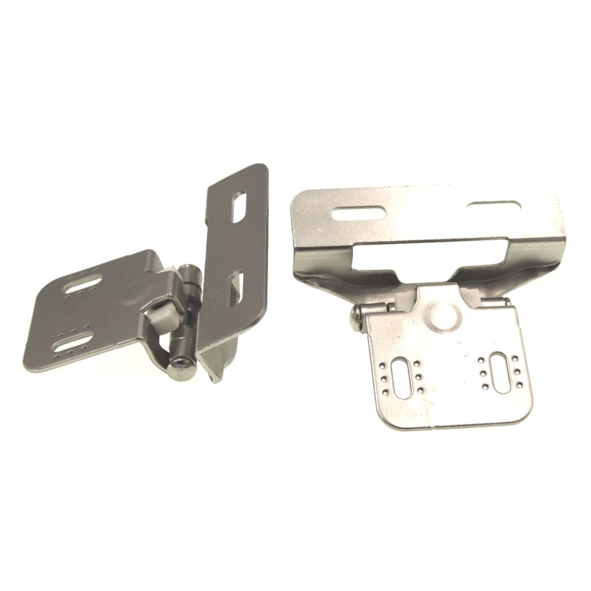 Pair Liberty Satin Nickel 1/4" Overlay Adjustable Wrap Hinges H01911C-SN-O