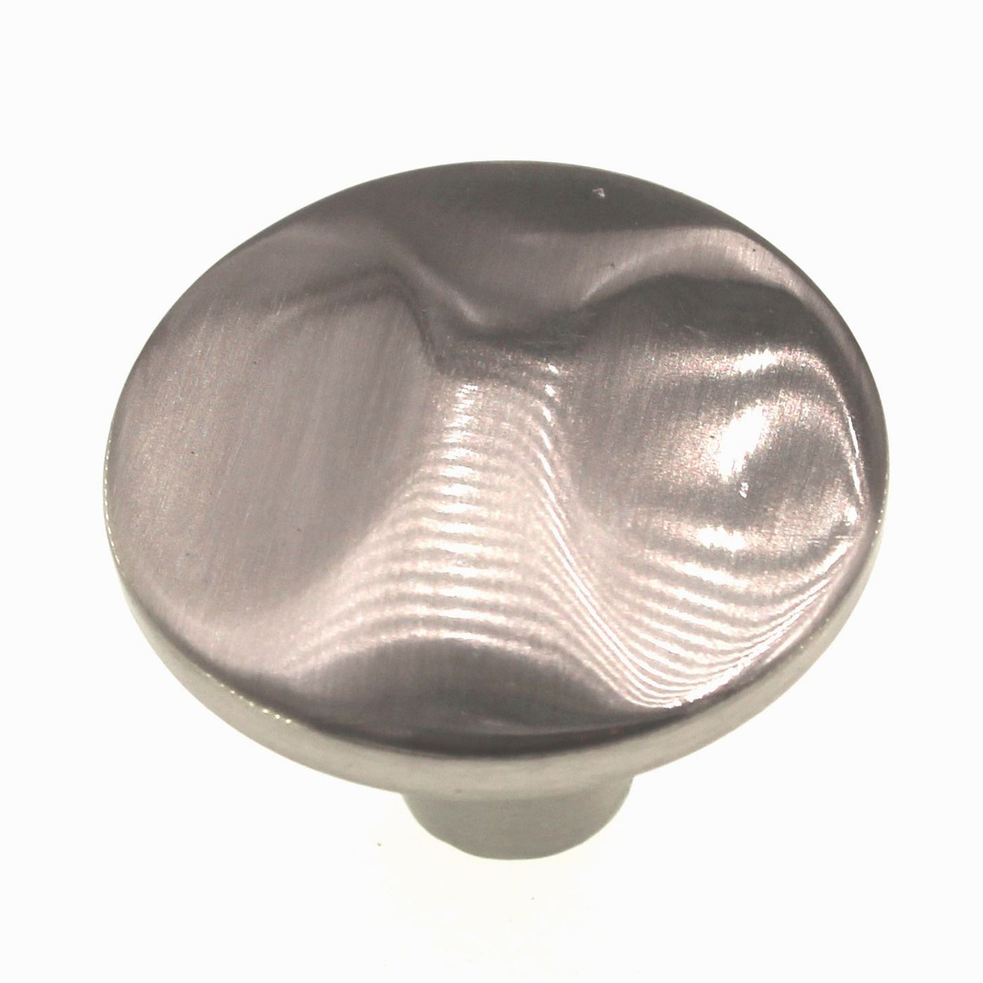 Hickory Hardware Crest 1 1/4" Curved Top Knob Satin Nickel H07