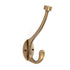 Amerock H55465-GB Pilltop Coat, Robe & Hat Double Hook, Gilded Bronze