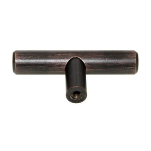 Hickory Hardware Bar Pulls 2 3/8" T-Bar Cabinet Knob Vintage Bronze HH075591-VB
