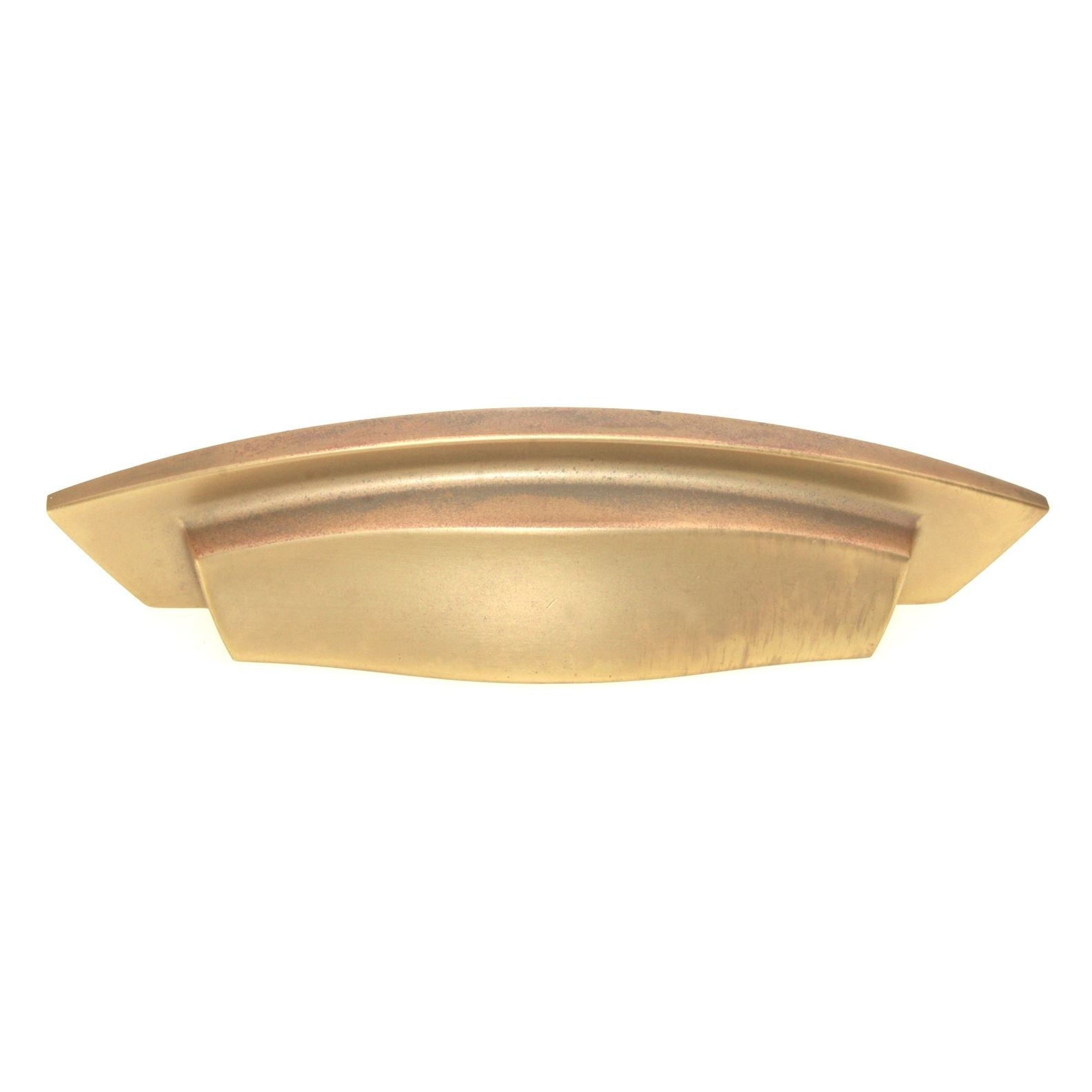 Hickory Hardware Flat Ultra Brass 3", 3 3/4" (96mm) Ctr. Cup Pull HH74642-FUB