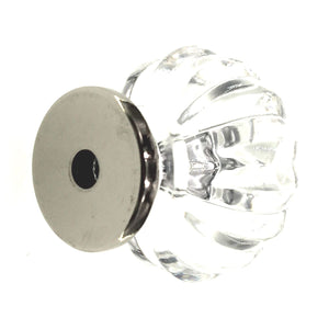 Hickory Hardware Crystal Palace 1 1/8" Clear Knob Polished Nickel HH74687-CA14
