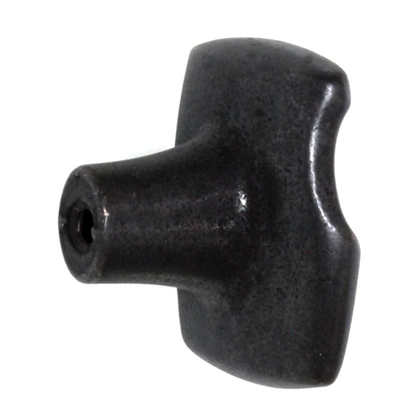 Hickory Hardware Serendipity 1 1/2" Rectangle Cabinet Knob Black Iron HH74729-BI