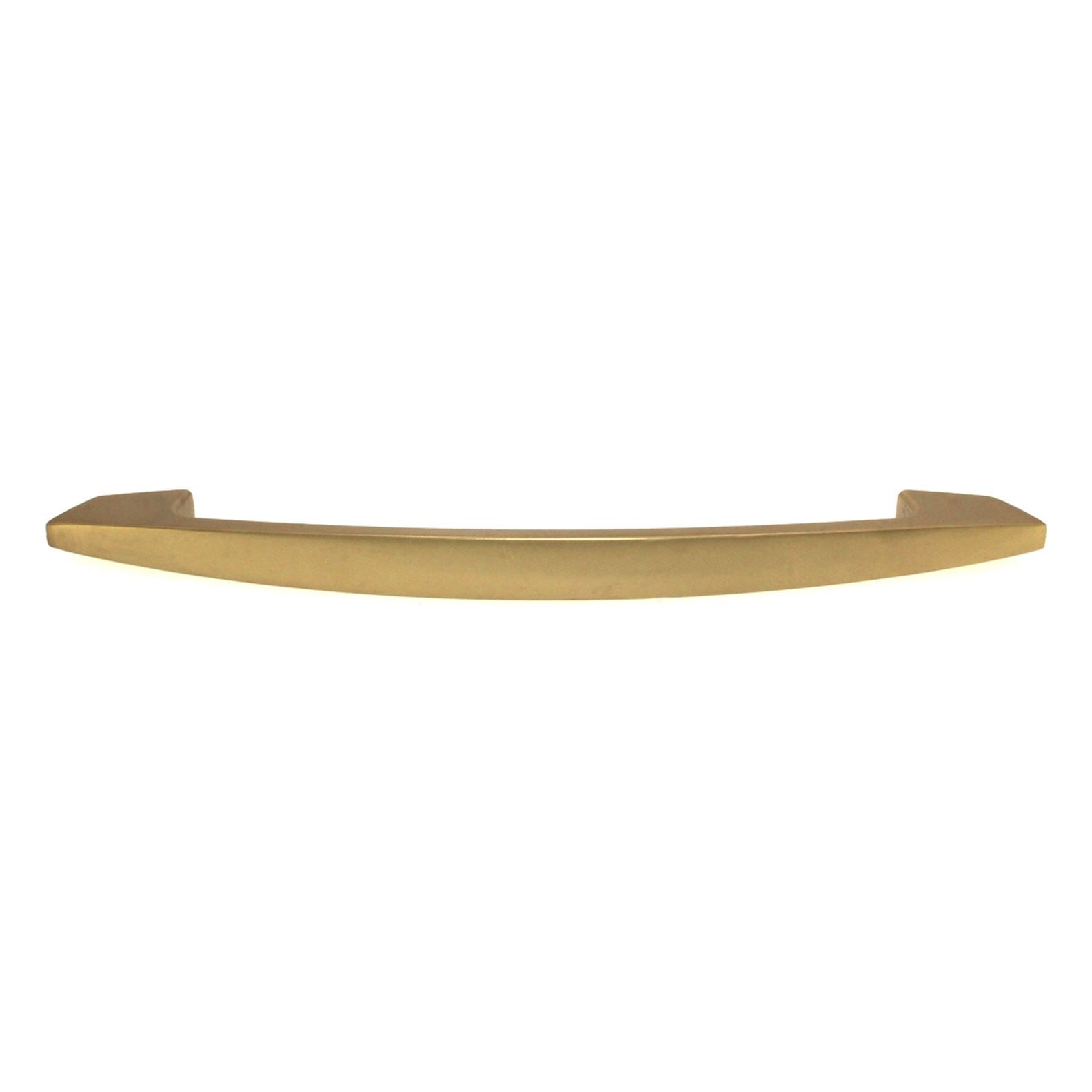 Hickory Hardware Velocity Flat Ultra Brass 6 1/4" (160mm) Ctr. Pull HH74732-FUB