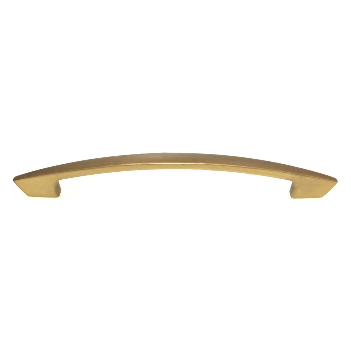 Hickory Hardware Velocity Flat Ultra Brass 6 1/4" (160mm) Ctr. Pull HH74732-FUB