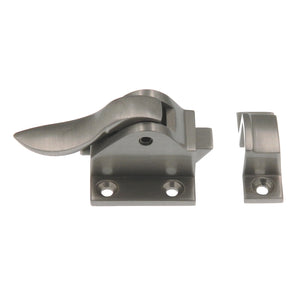 Cliffside IBCL-SS Solid Brass Ice Box Lever Cabinet Latch, Silver Satin Nickel