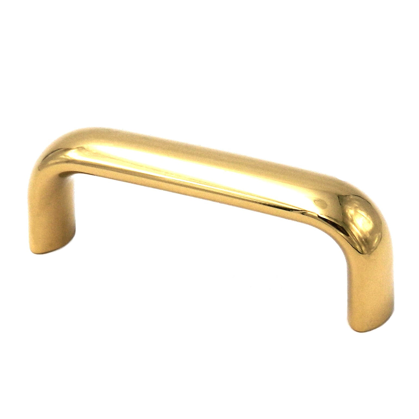 Belwith Keeler Power & Beauty K1 Polished Brass 3"cc Solid Brass Cabinet Handle Pull