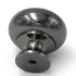 10 Pack Belwith Keeler Power & Beauty 1 1/4" Black Nickel Round Ringed Solid Brass Cabinet Knob K19-BLN