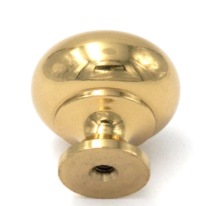 20 Pack Belwith Keeler Power & Beauty 1 1/4" Polished Brass Round Ringed Solid Brass Cabinet Knob K19