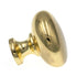 10 Pack Showcase K2361-PB Polished Brass 1 3/16" Smooth Cabinet Knob Pulls