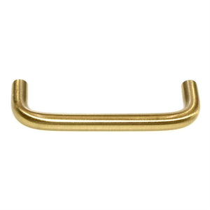 Elements Torino Brushed Brass 3" Ctr. Cabinet Wire Pull K271-3-BB