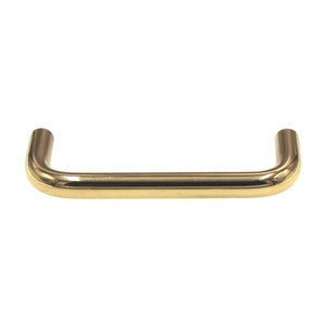 Elements Torino Polished Brass 3" Ctr. Cabinet Wire Pull K271-3-PB