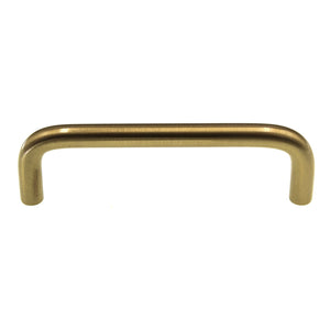 Elements Torino Burnished Brass 3 1/2" Ctr. Cabinet Wire Pull K271-3.5-BB