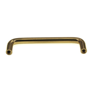 Elements Torino Polished Brass 3 1/2" Ctr. Cabinet Wire Pull K271-3.5-PB