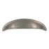 Cliffside Classic K341-3-SS Solid Brass 3" c.c. Silver Satin Nickel Drawer Cup Pull