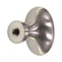 FKI Hardware Period Brass Oval Solid Brass Cabinet Knob Satin Nickel K409